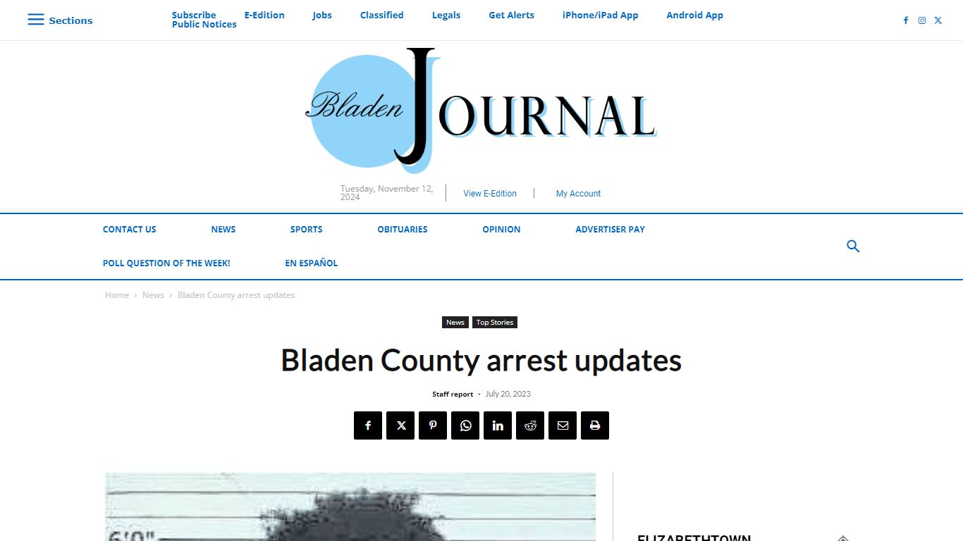 Bladen County arrest updates