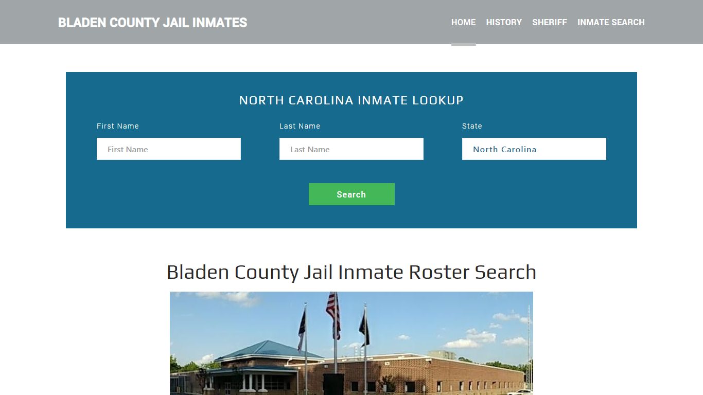 Bladen County Jail Inmate Roster Lookup, Elizabethtown, NC